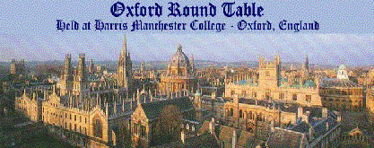 My Invitation to the Oxford Roundtable